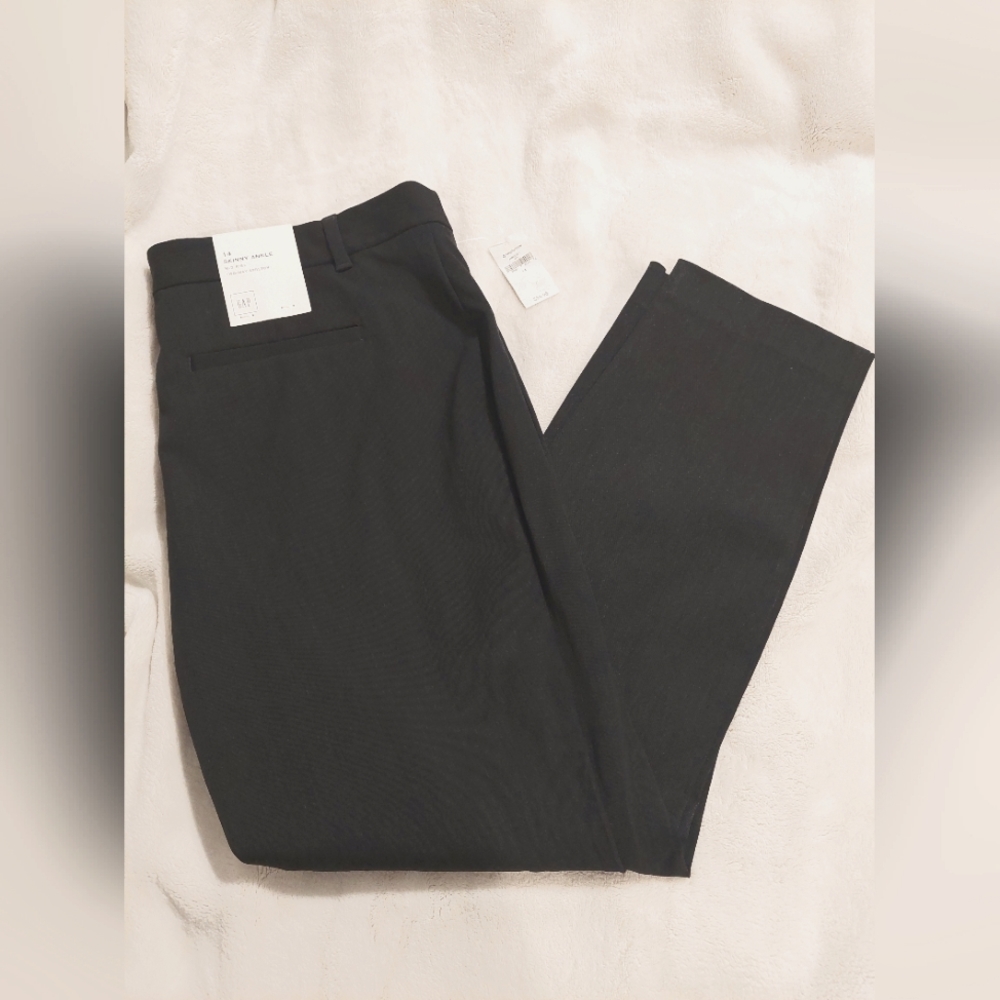 Grey ankle pants size 14